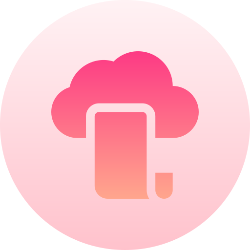cloud computing Basic Gradient Circular icon