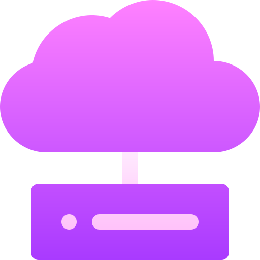 server cloud Basic Gradient Gradient icona