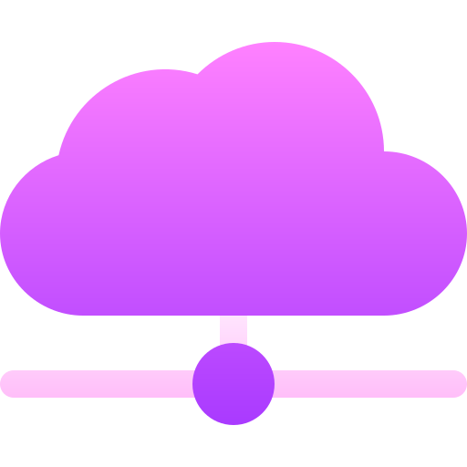 chmura obliczeniowa Basic Gradient Gradient ikona