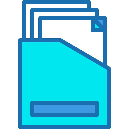 des documents Generic Blue Icône