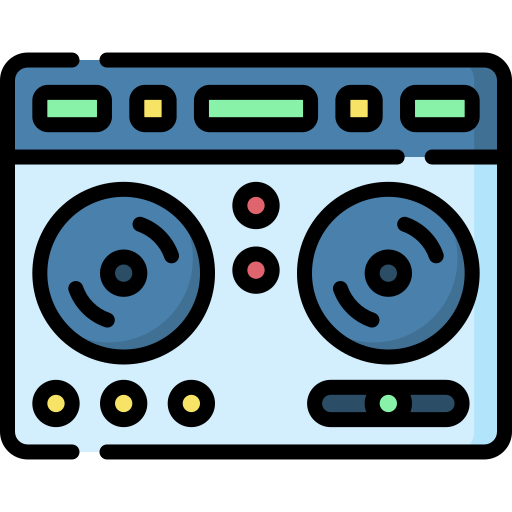 Dj mixer Special Lineal color icon