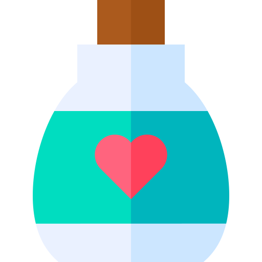 Love potion Basic Straight Flat icon