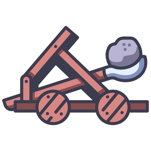 Catapult MaxIcons Lineal color icon