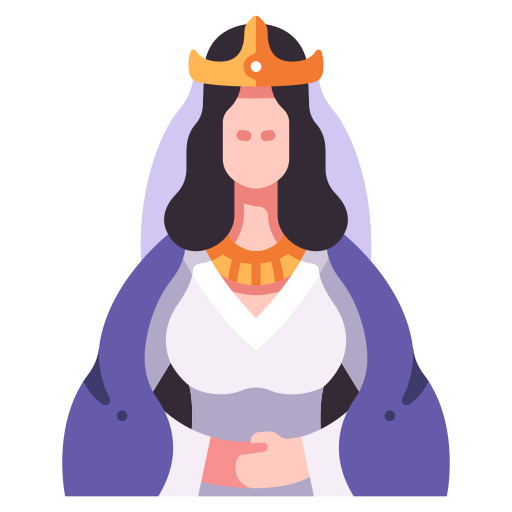 koningin MaxIcons Flat icoon
