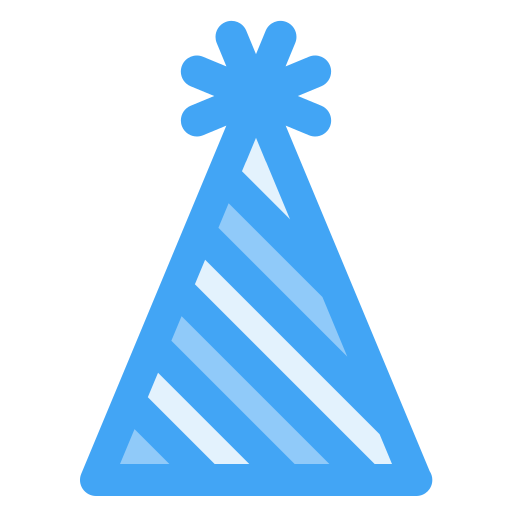 Party hat Generic Blue icon