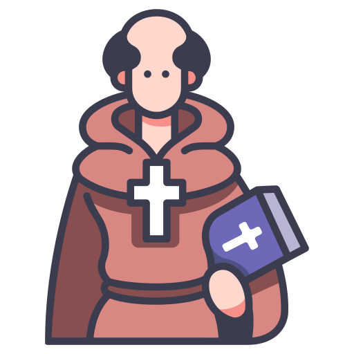 Priest MaxIcons Lineal color icon