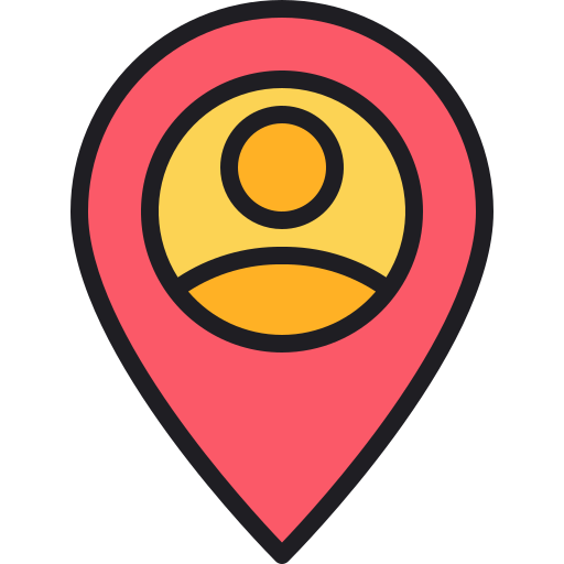 Map Generic Outline Color icon