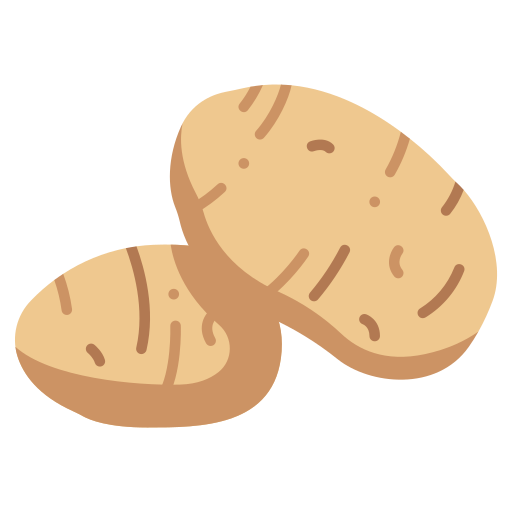 patate MaxIcons Flat icona