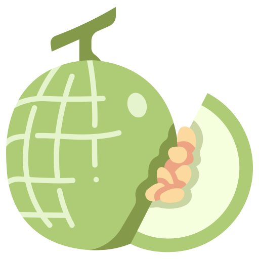 melón MaxIcons Flat icono