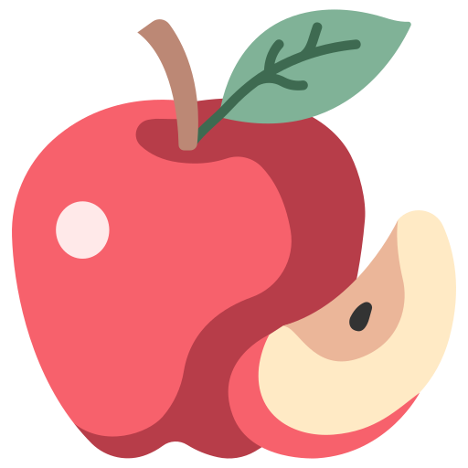jabłko MaxIcons Flat ikona