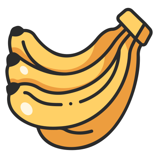 banan MaxIcons Lineal color ikona