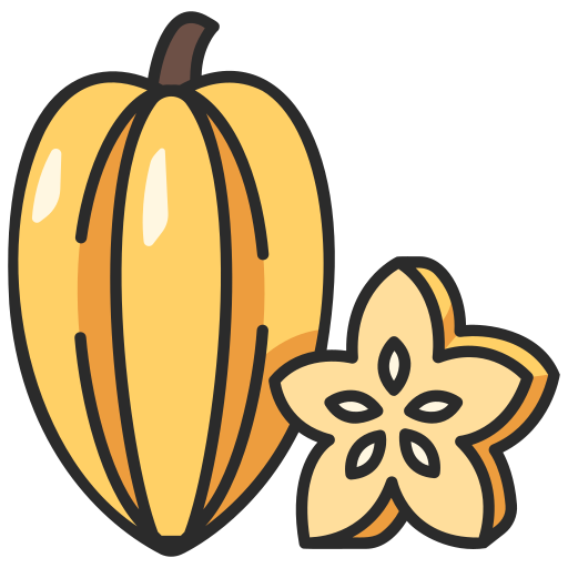 carambola MaxIcons Lineal color icona