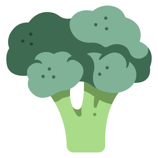 broccoli MaxIcons Flat icona