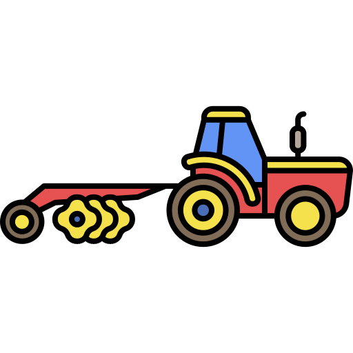 tracteur Generic Outline Color Icône