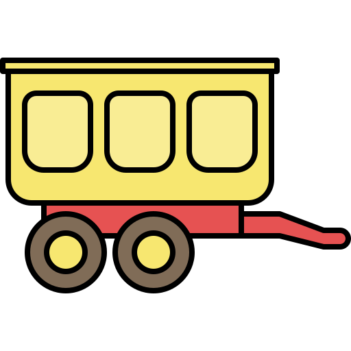 Trailer Generic Outline Color icon