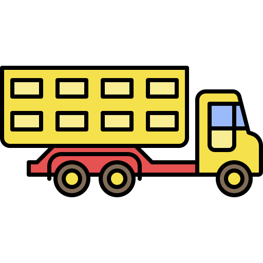 トラック Generic Outline Color icon