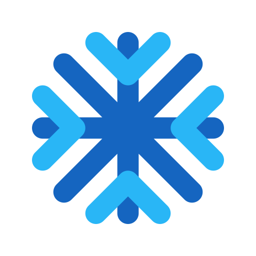flocons de neige Generic Blue Icône
