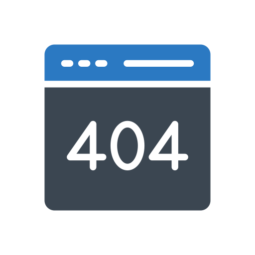 error 404 Generic Blue icono