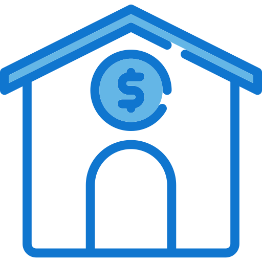 prêt hypothécaire Generic Blue Icône