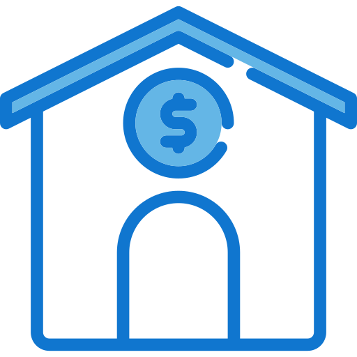 Mortgage loan Generic Blue icon