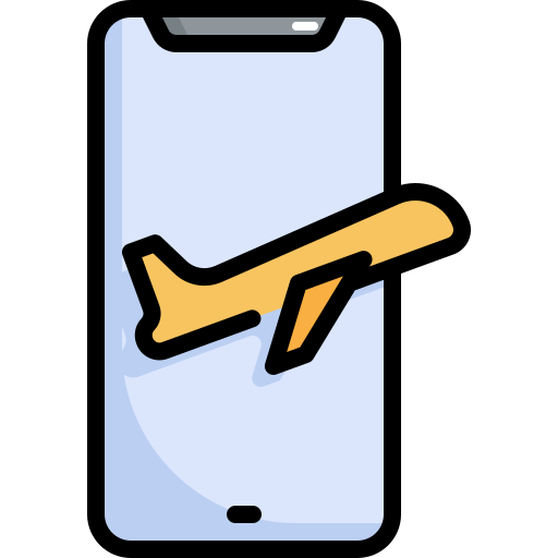 Airplane Generic Outline Color icon