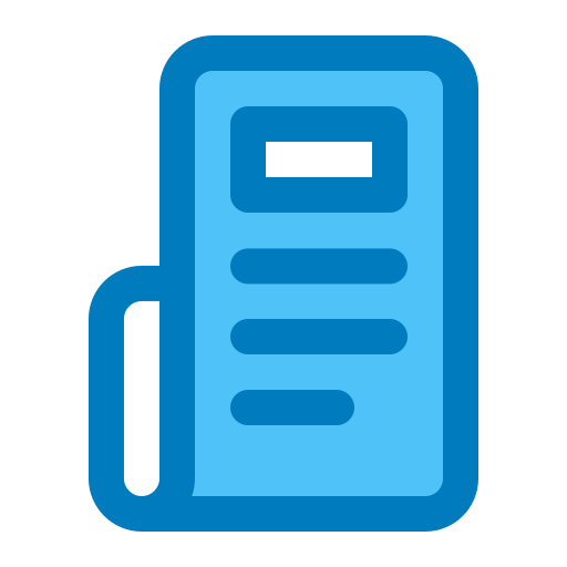 Newsletter Generic Blue icon