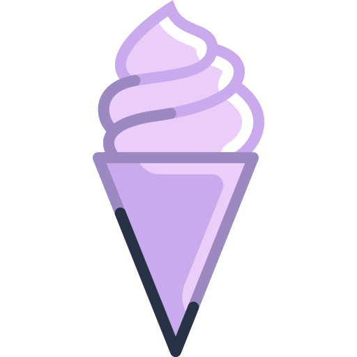 Ice cream cone Special Meteor Lineal color icon