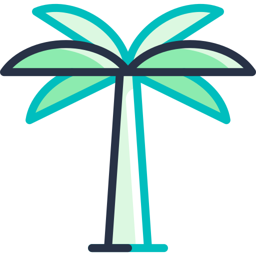 palmera Special Meteor Lineal color icono