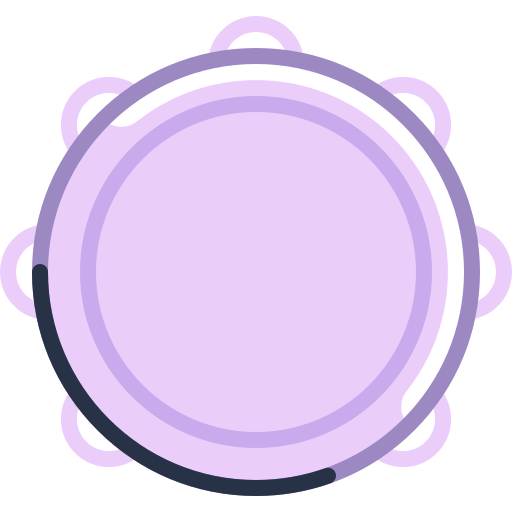 Tambourine Special Meteor Lineal color icon