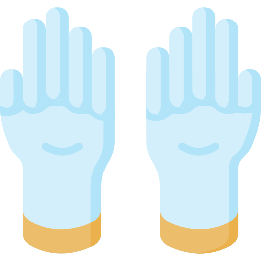 Rubber gloves Special Flat icon
