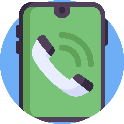 Mobile call Detailed Flat Circular Flat icon