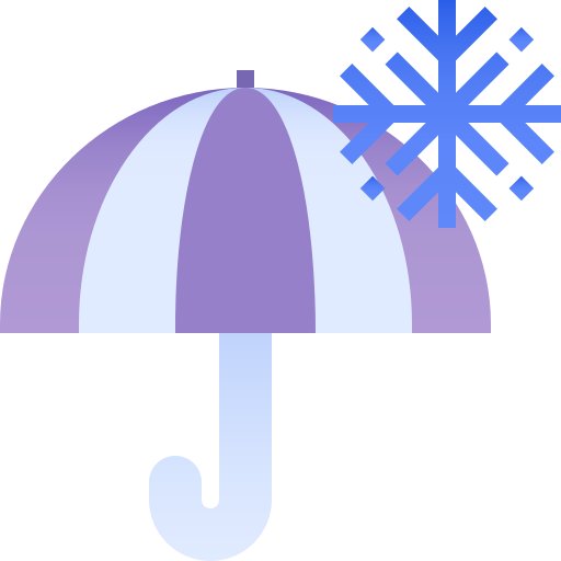 Снегопад Pixelmeetup Flat иконка