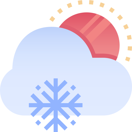 雪の多い Pixelmeetup Flat icon