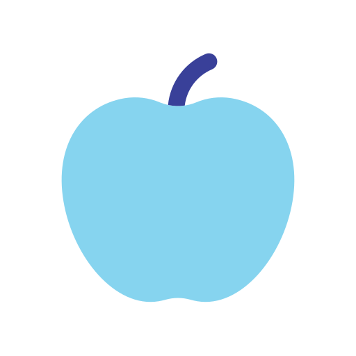 jabłko Good Ware Flat ikona