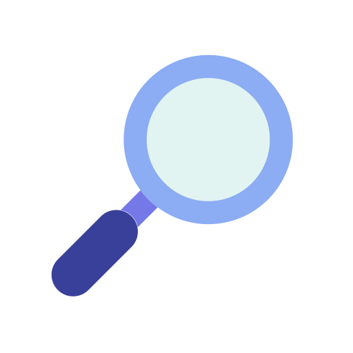 Magnifying glass Good Ware Flat icon