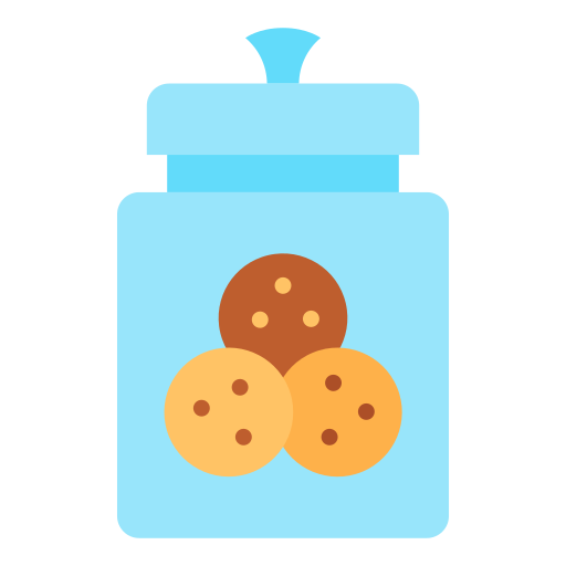 Cookie jar Good Ware Flat icon