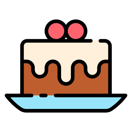 Chocolate cake Good Ware Lineal Color icon