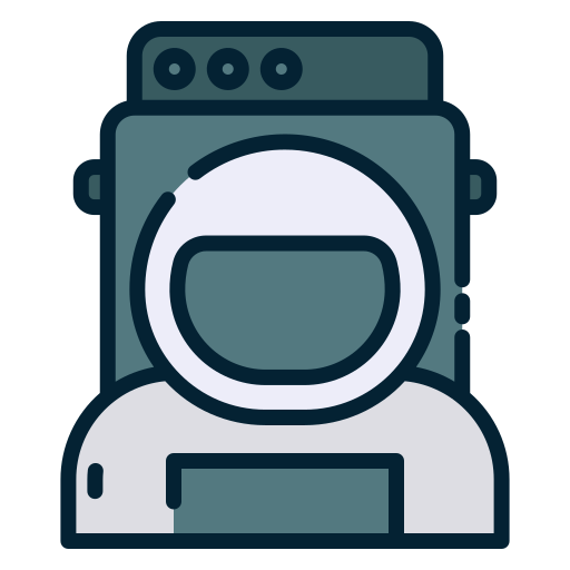 astronauta Good Ware Lineal Color ikona