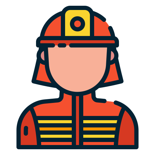 strażak Good Ware Lineal Color ikona