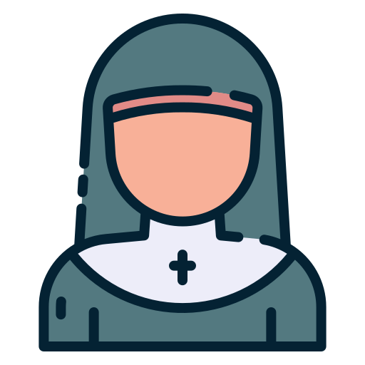 Nun Good Ware Lineal Color icon