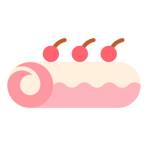 Roll cake Good Ware Flat icon