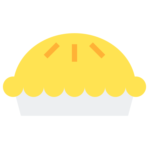 torta di mele Flaticons Flat icona