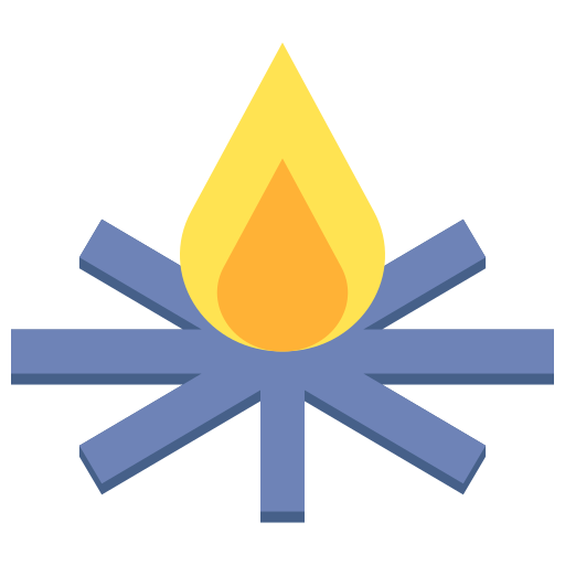 Campfire Flaticons Flat icon