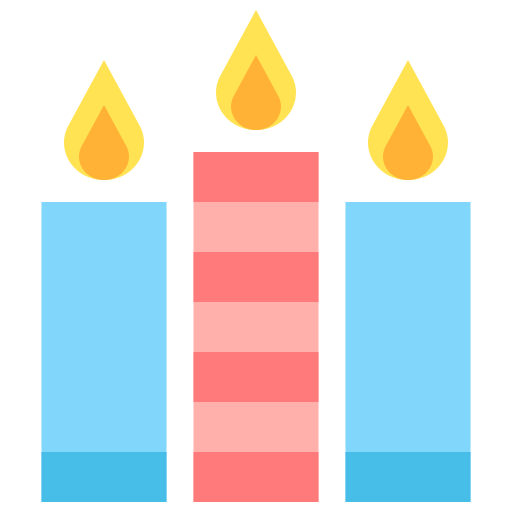 świeca Flaticons Flat ikona