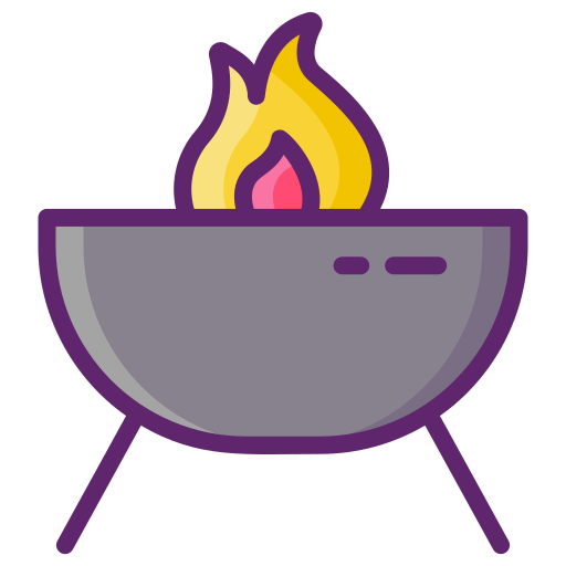 barbecue Flaticons Lineal Color icoon