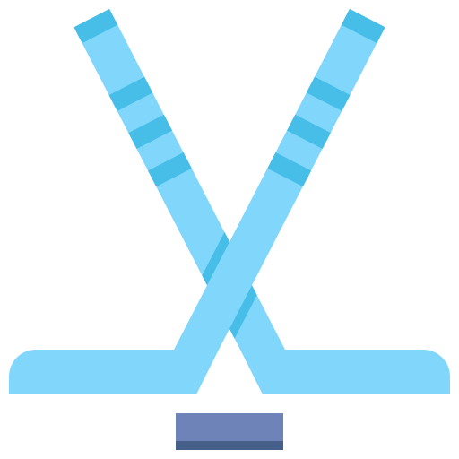 Хоккей Flaticons Flat иконка