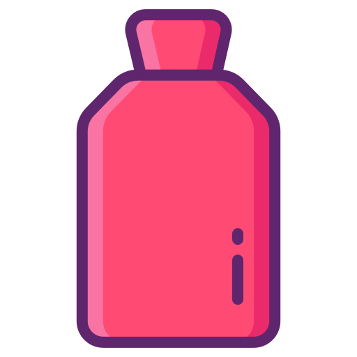 butelka gorącej wody Flaticons Lineal Color ikona