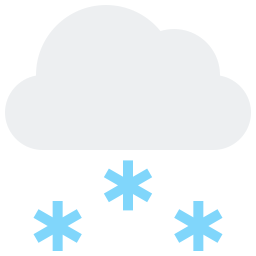 Śnieg Flaticons Flat ikona