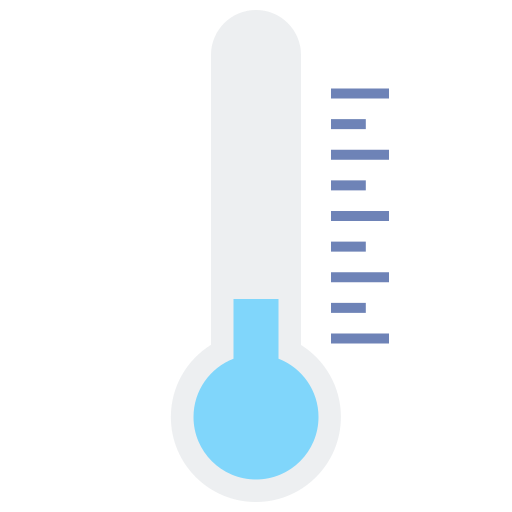 termometro Flaticons Flat icona
