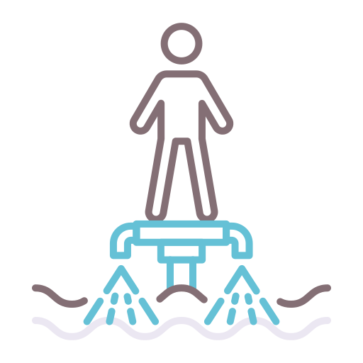 flyboard Flaticons Lineal Color icon